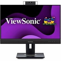 ViewSonic VG2457V 24 Inch 1080p Video Conference Docking Monitor with Windows Hello Compatible IR Webcam, Advanced