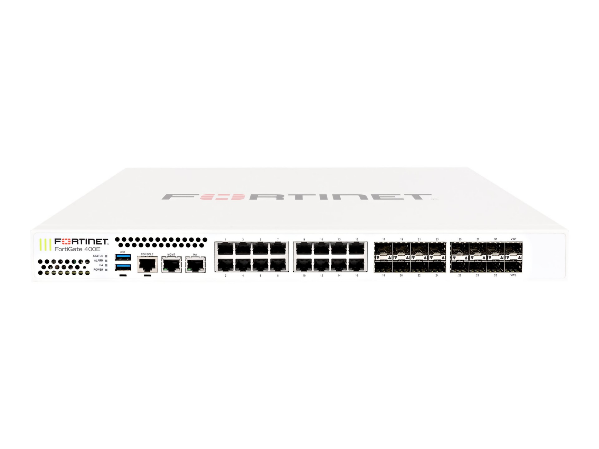 Fortinet FortiGate 400E - security appliance - with 1 year FortiCare Premium Support + 1 year FortiGuard Enterprise