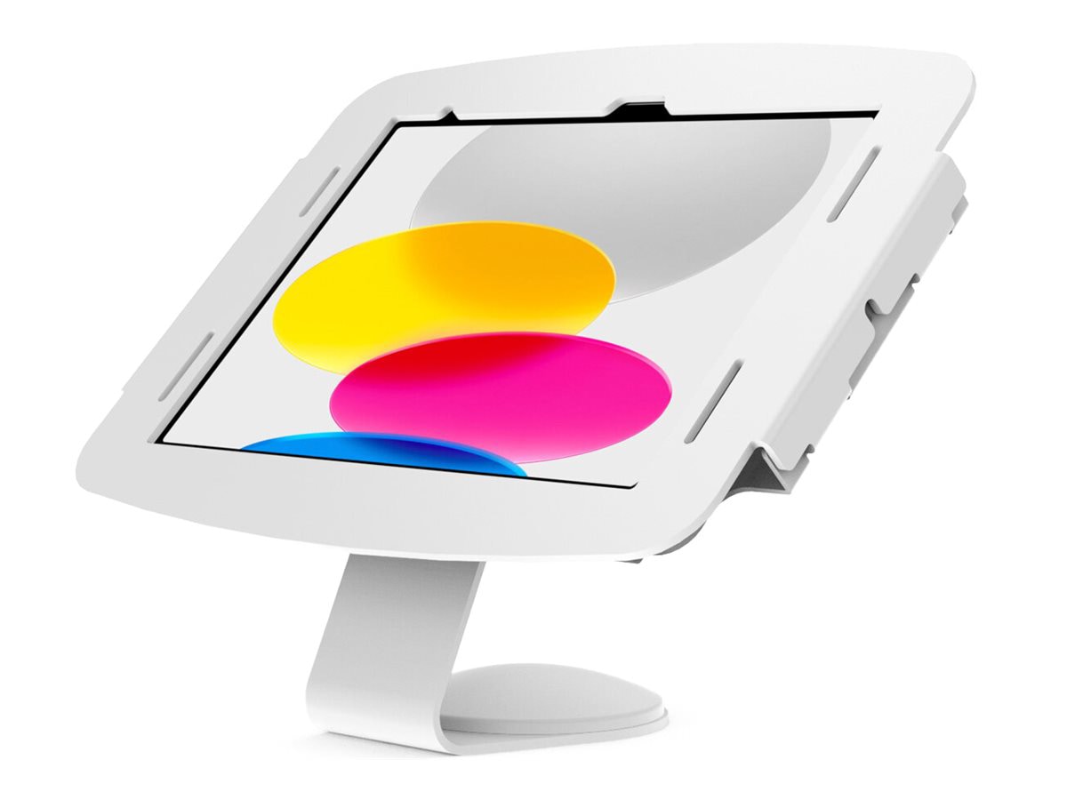 Compulocks iPad 10.2" Support de comptoir ou de montage mural Space Enclosure en blanc kit de montage - angle de vision de 45° - pour tablette - blanc