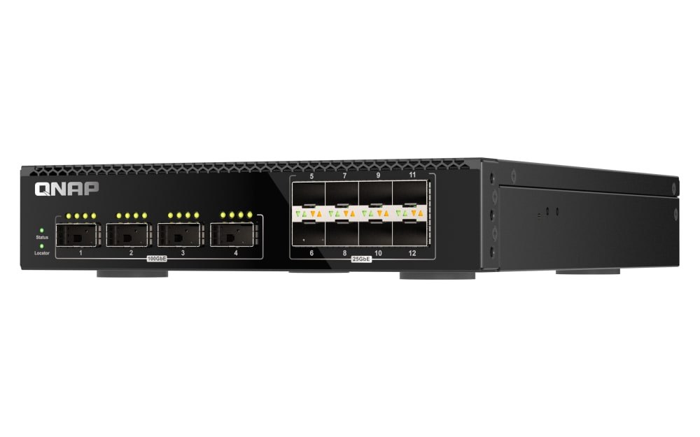 QNAP Half-width Rackmount 100GbE Managed Switch