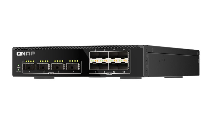 QNAP Half-width Rackmount 100GbE Managed Switch