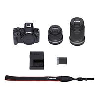 Canon EOS R50 - digital camera RF-S 18-45mm F4.5-6.3 IS STM lens, 55-210mm F5.0-7.1 IS STM lens