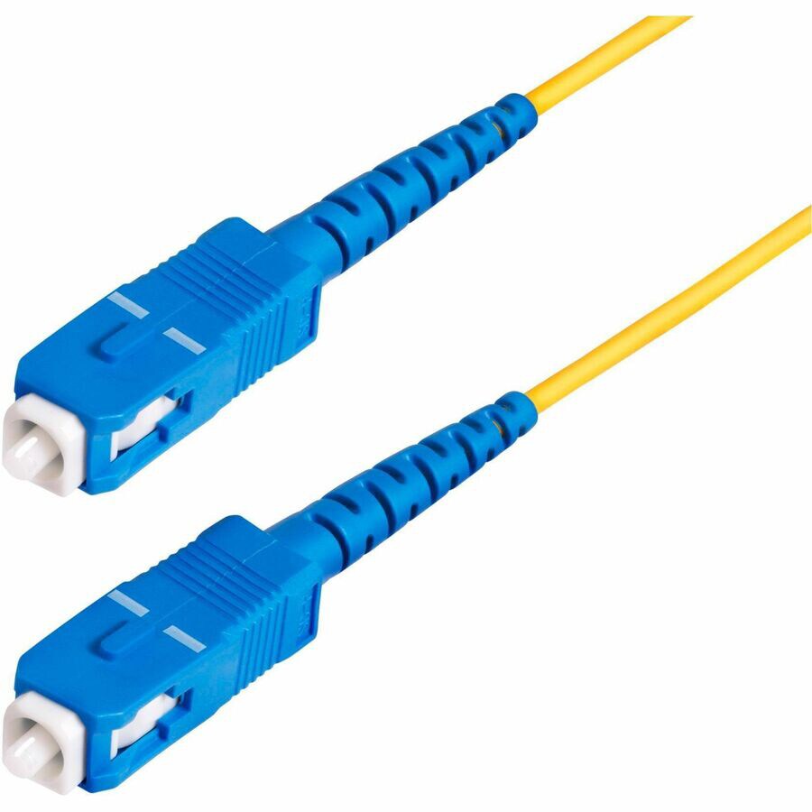 StarTech.com 100m (328ft) SC to SC (UPC) OS2 Single Mode Simplex Fiber Optic Cable,9/125µm, 100G, LSZH Fiber Patch Cord