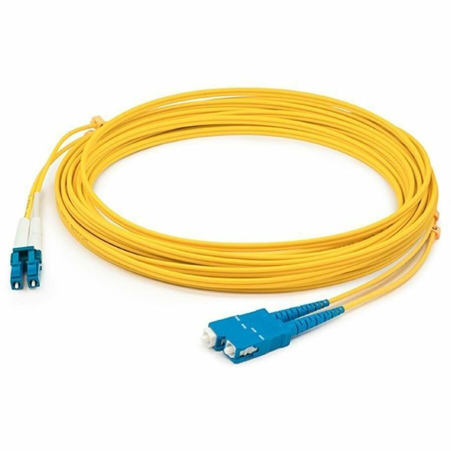 Proline 16m SC to LC Yellow OS2 Duplex OFNR (Riser-Rated) SMF Fiber Patch C