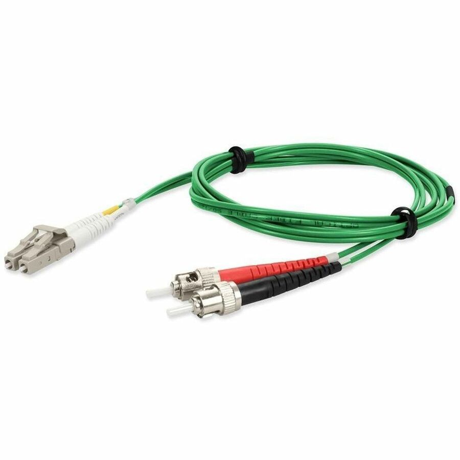 Proline 6m ST to LC Green OM4 Duplex OFNR (Riser-Rated) TAA Fiber Patch ...