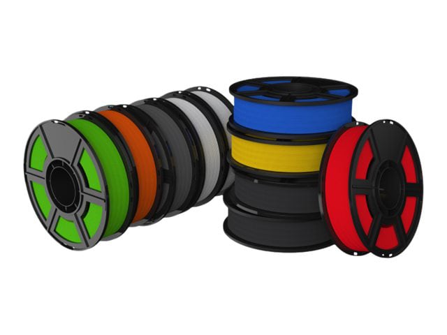 MakerBot Sketch - 10-pack - gray, black, white, blue, yellow, red, green, orange - PLA filament