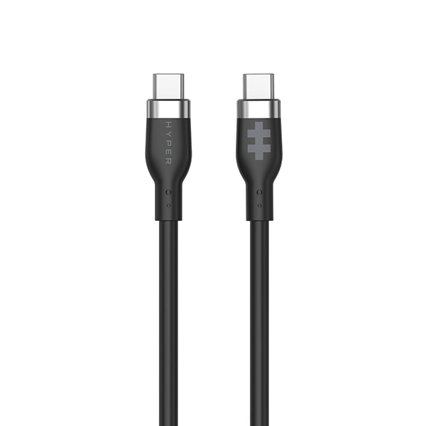 HyperJuice 1m 240W Silicone USB-C to USB-C Cable - Black