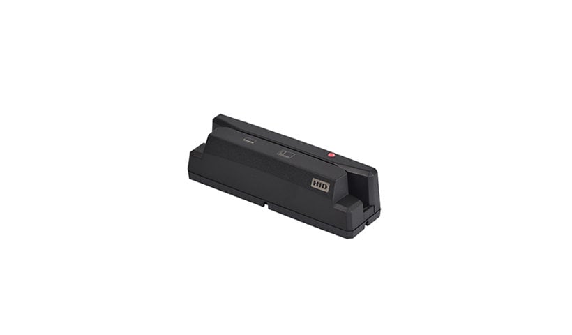 HID USB OCR Swipe Reader with Three-Track Magnetic Stripe Reader