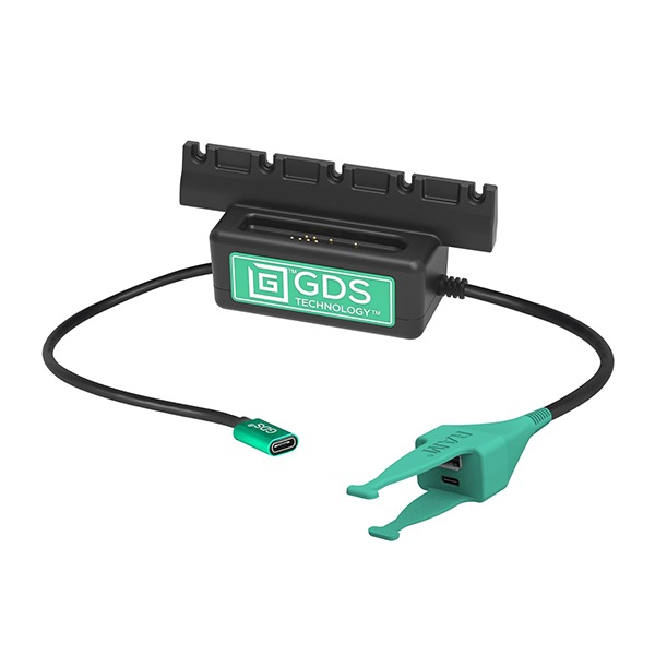 RAM Mounts GDS Power with USB-C and USB-A Data Dock Cup for IntelliSkin Protective Sleeve