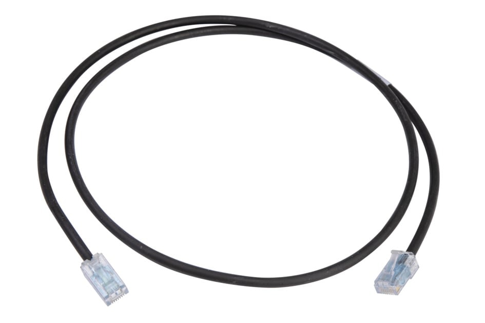 CommScope Ruckus 1' CAT6A 28AWG Twisted Pair Patch Cord - Dark Gray