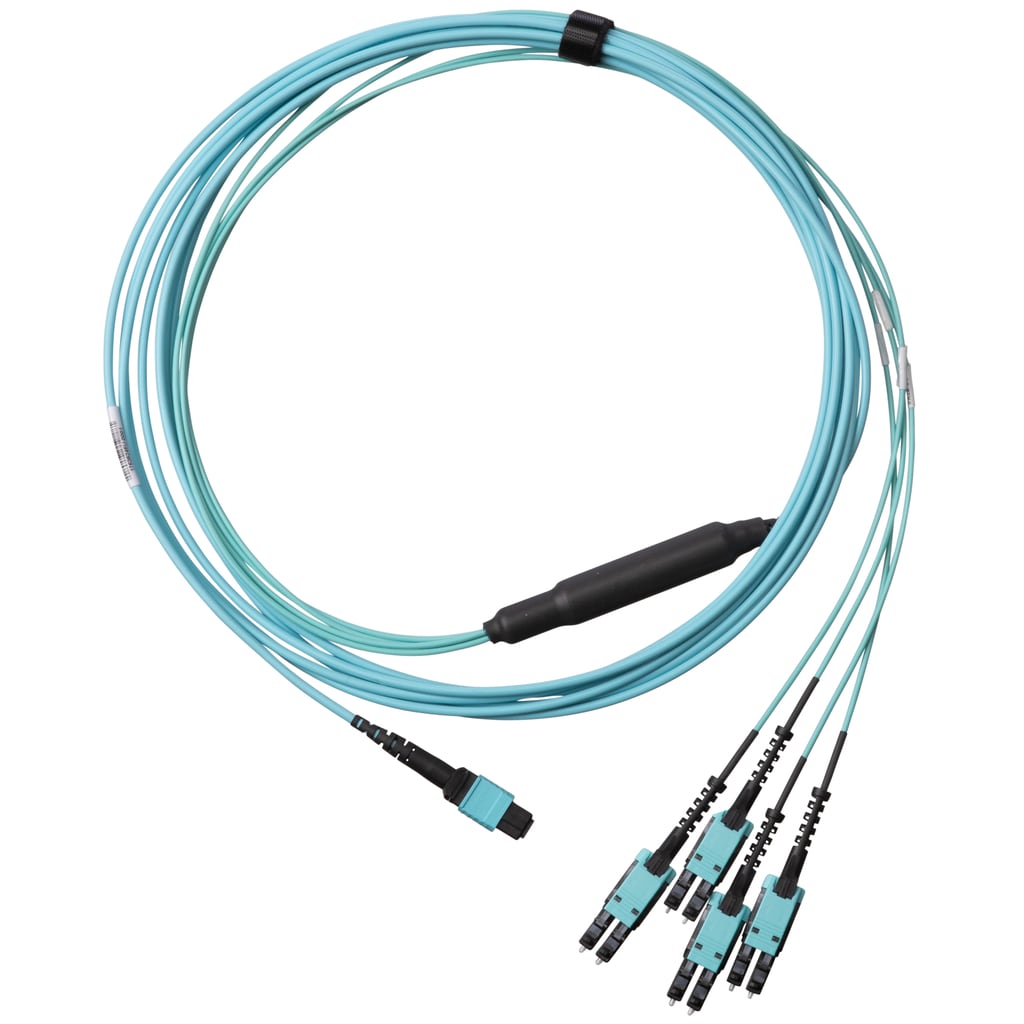 Panduit network cable - 9.14 m - aqua