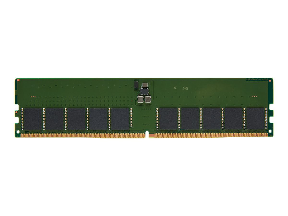 Kingston Server Premier - DDR5 - module - 32 GB - DIMM 288-pin - 4800 MHz / PC5-38400 - unbuffered