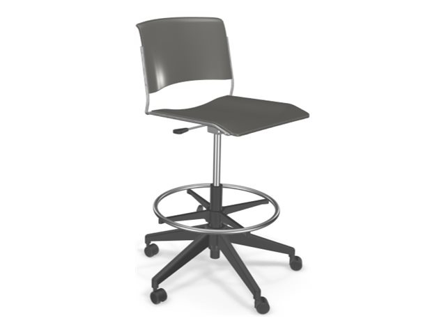 MooreCo Akt - stool - injection molded polypropylene - morning fog