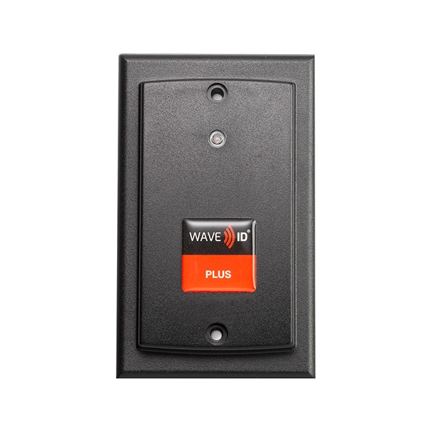 RF IDeas WAVE ID Plus Keystroke V2 RFID Reader with iCLASS SE/SEOS Surface Mount 72" USB Reader - Black
