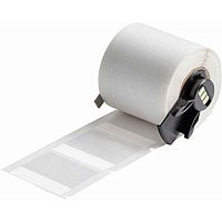 Brady 1.5"x1.75" Self-Laminating Vinyl Wrap Around Wire and Cable Label for M6/M7 Printer - White/Clear