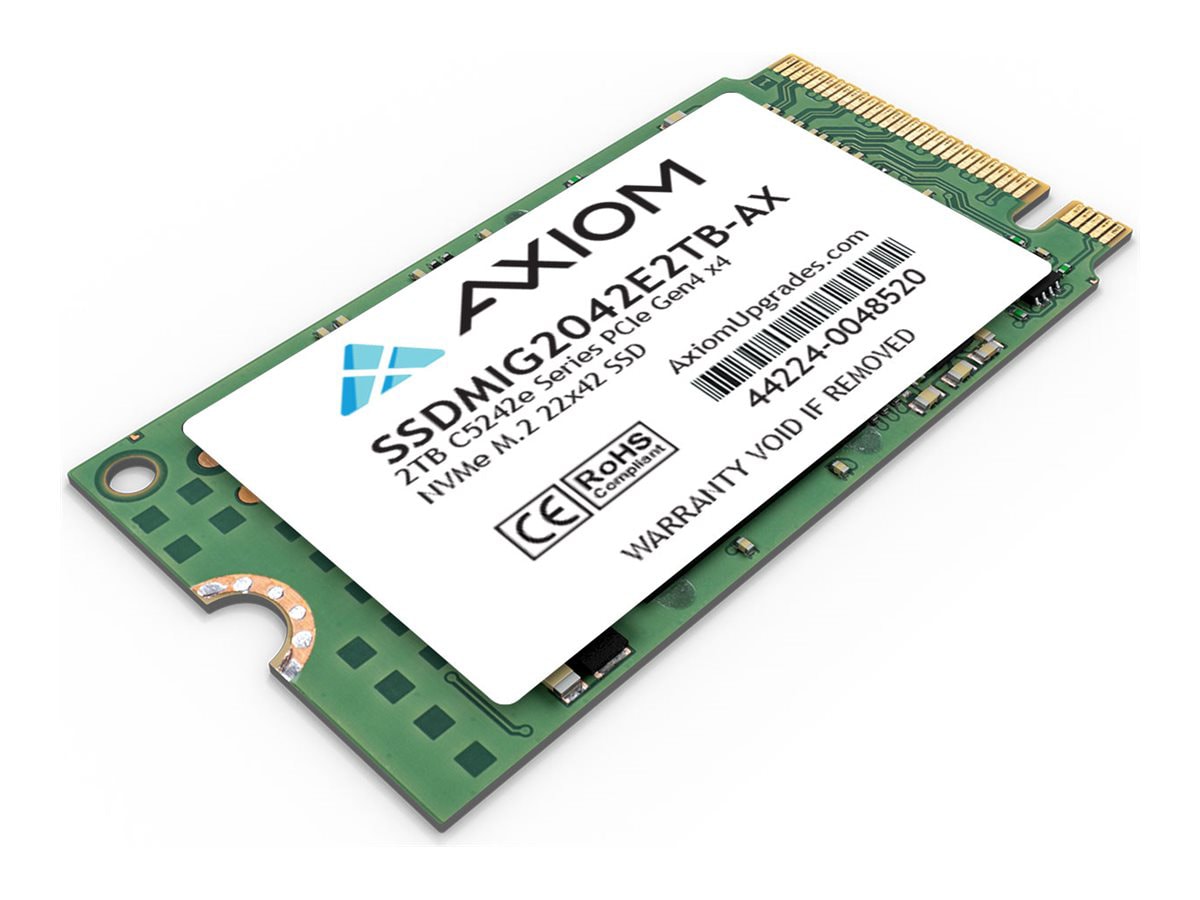 Axiom C5242e Series - SSD - 2 To - PCIe 4.0 x4 (NVMe) - Conformité TAA