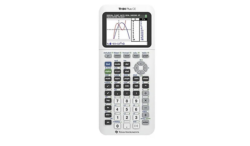 Texas Instruments TI-84 Plus CE Graphing Calculator - Bright White
