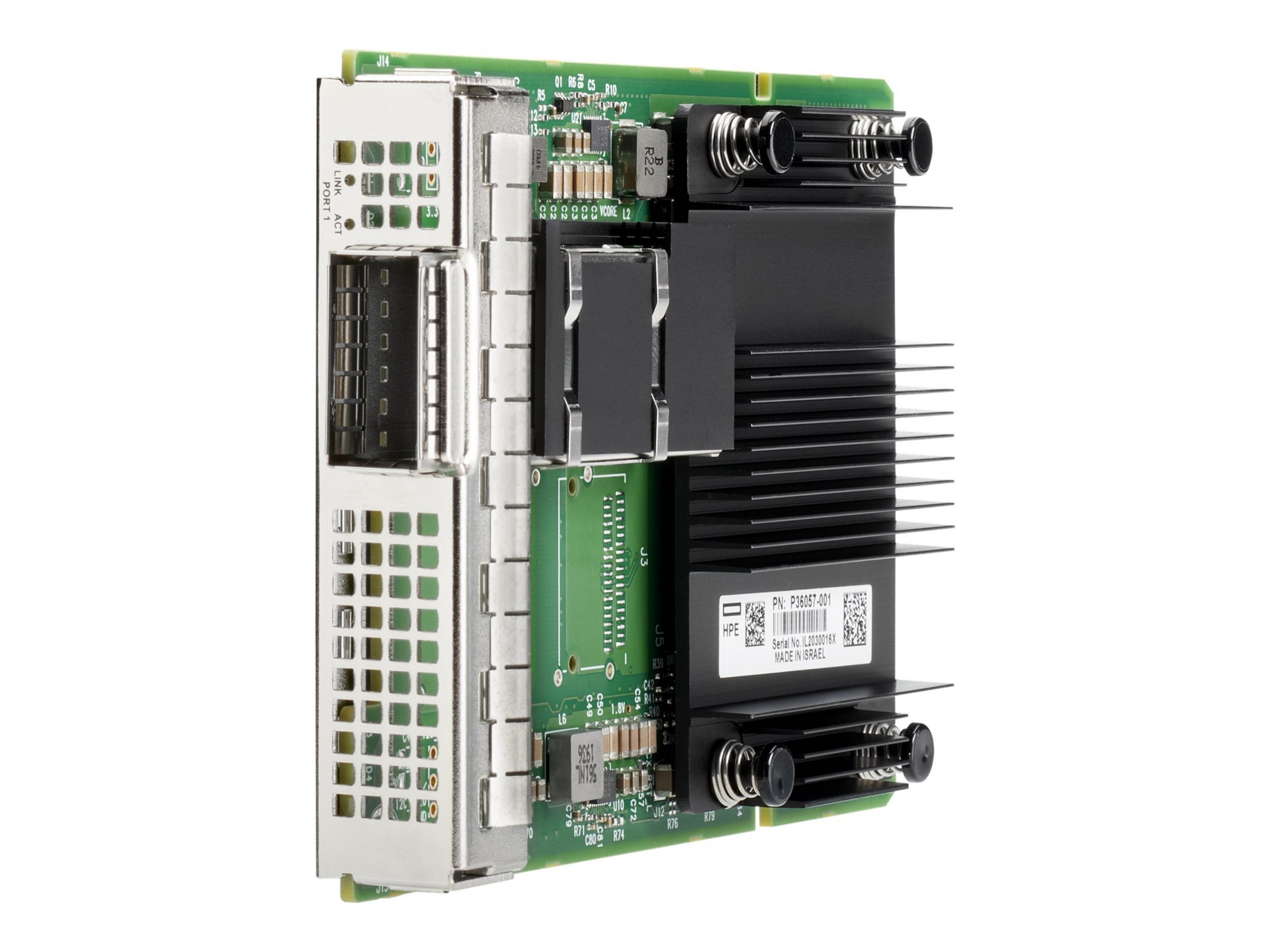 HPE InfiniBand HDR MCX653435A-HDAI - network adapter - PCIe 4.0 x16 - 200Gb Ethernet / 200Gb Infiniband QSFP56 x 1
