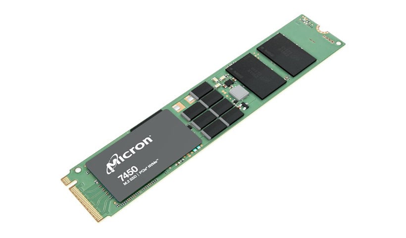 Micron 7450 PRO - SSD - Enterprise - 1920 Go - PCIe 4.0 (NVMe) - Conformité TAA