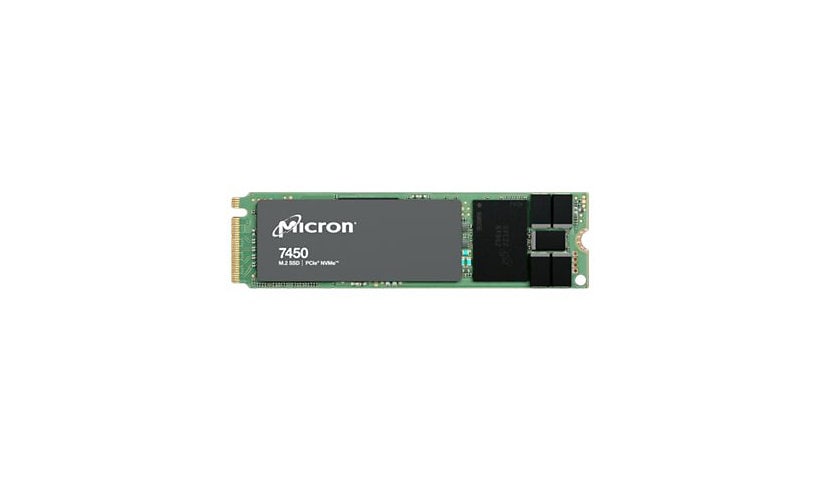 Micron 7450 MAX - SSD - Enterprise, Mixed Use - 800 GB - PCIe 4.0 x4 (NVMe) - TAA Compliant
