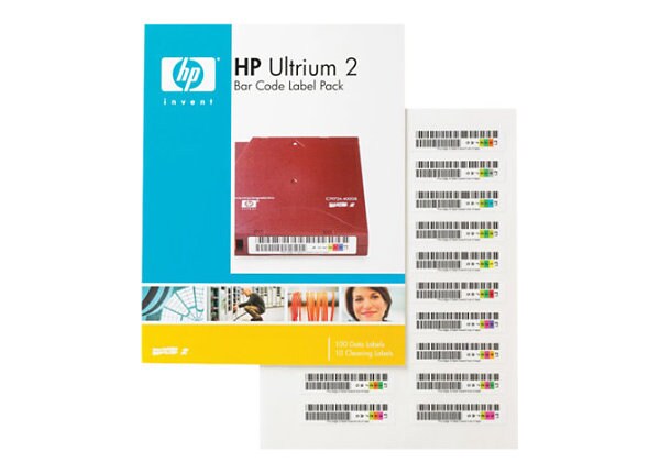 HPE Ultrium 2 Bar Code Label Pack - barcode labels