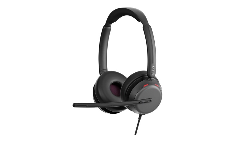 EPOS IMPACT 860T ANC ヘッドセット EPOS IMPACT 860T ANC - Binaural Wired Headset - Black
