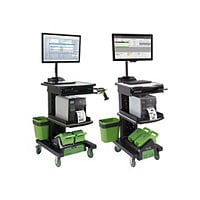 Newcastle Systems NB Series NB300NU4 Mobile Powered Workstation - cart - fo