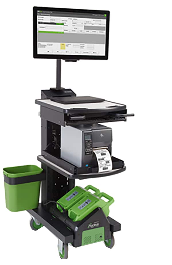 Newcastle Systems Mid-Range Mobile Powered Workstation - Black