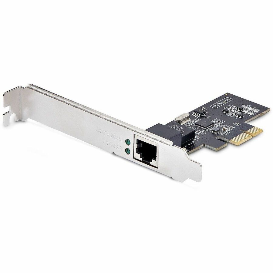 StarTech.com 1-Port 2.5Gbps PCIe Network Card, Computer Network Card, Intel I225, Multi-Gigabit Ethernet Interface Card