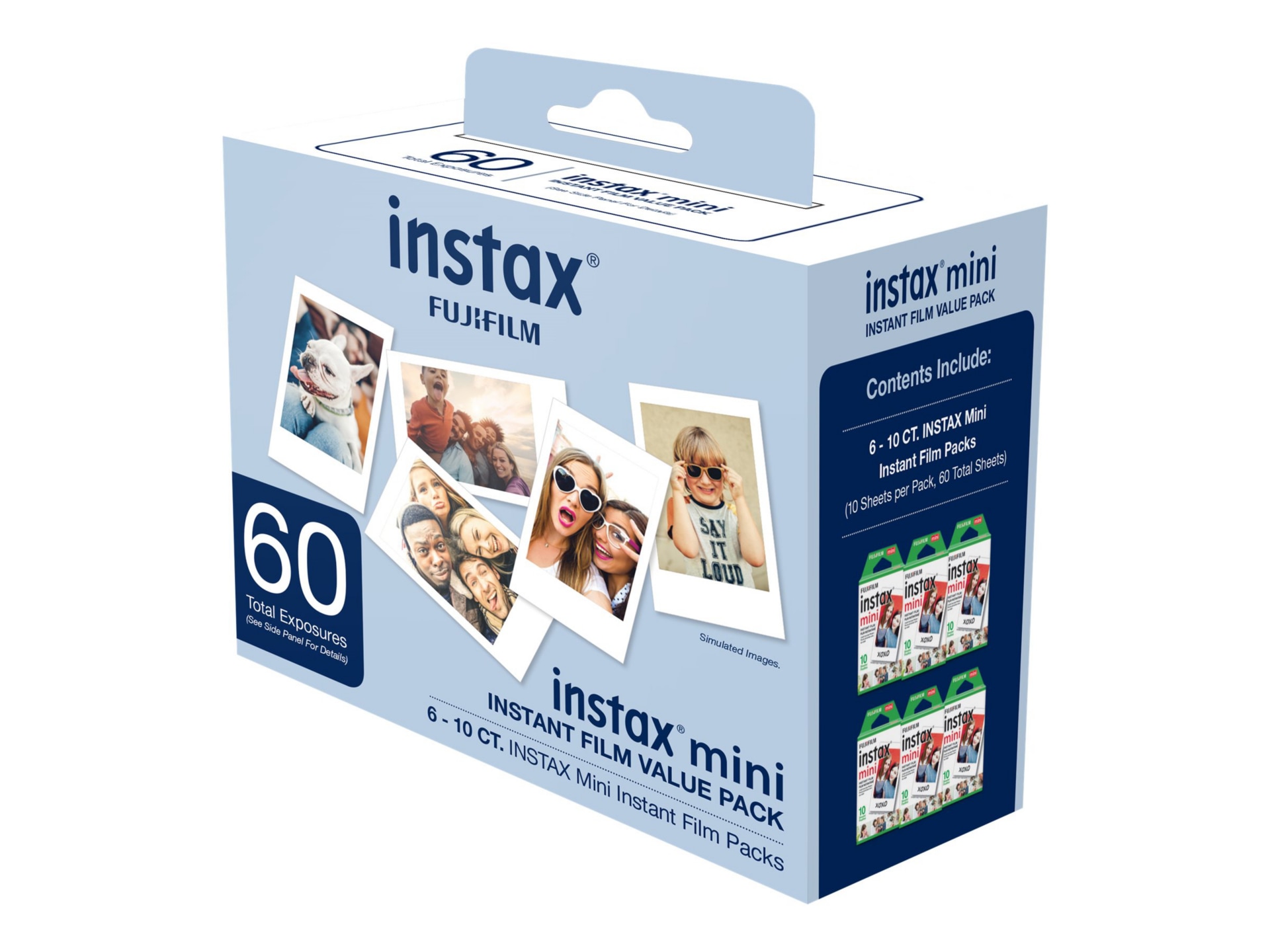 Fujifilm Instax Mini - photo paper - 60 sheet(s) -