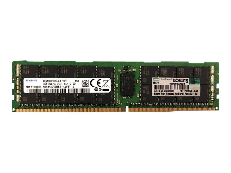 HPE SmartMemory - DDR4 - module - 64 GB - DIMM 288-pin - 2933 MHz / PC4-23400 - registered