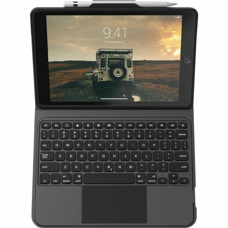 Thumbnail 4 of 8 for UAG Rugged Integrated Bluetooth Keyboard Case with Trackpad for iPad 10.2in (7th/8th/9th gen) - Black