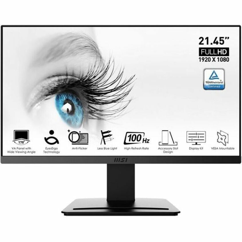 MSI Pro MP223 21" Class Full HD LCD Monitor - 16:9 - Black