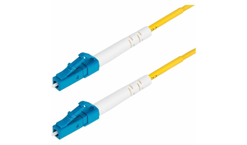 StarTech.com 1m (3.3ft) SC to SC (UPC) OS2 Single Mode Fiber Optic Cable, 9/125µm, 100G, LSZH Fiber Patch Cord