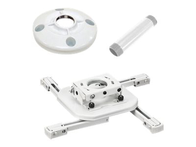 Chief Mini Universal RPA Projector Mount - Includes Projector Mount, 6" Ceiling Plate, and 3" Extension Column - White