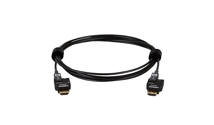 Kramer 98' Secured Unidirectional High-speed 4K Pluggable HDMI Over Pure Fiber Cable