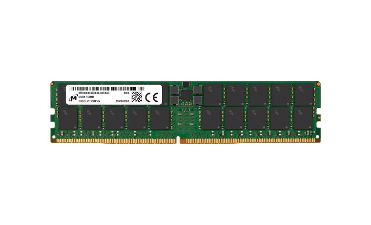 Micron製 DDR5-4800 RDIMM 64GB×2枚 Micron - DDR5 - module - 64 GB - DIMM 288-pin - 5600 MHz / PC5