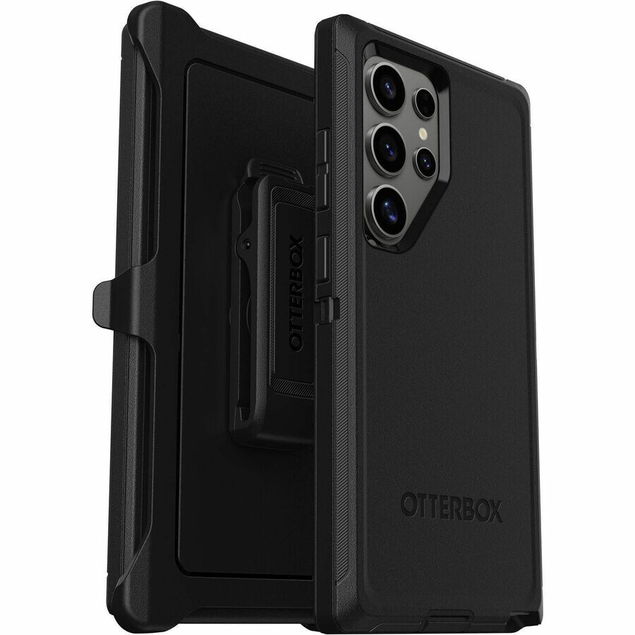 OtterBox Defender Carrying Case (Holster) Samsung Galaxy S24 Ultra Smartphone - Black