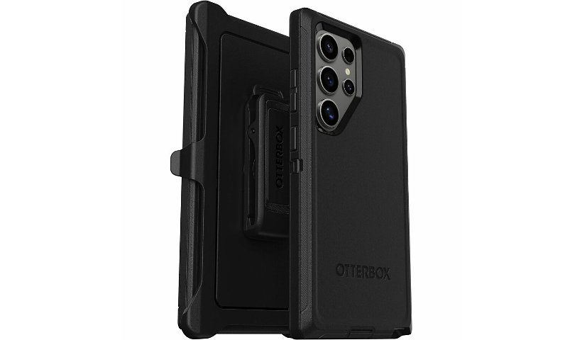 OtterBox Defender Carrying Case (Holster) Samsung Galaxy S24 Ultra Smartphone - Black