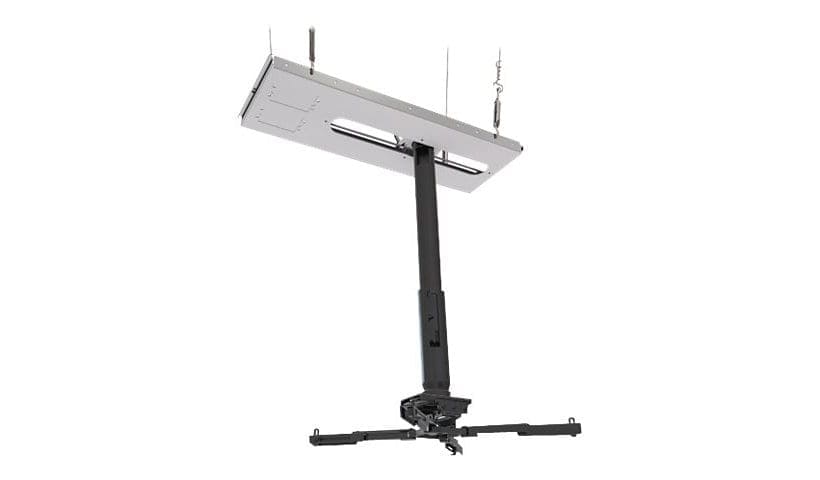 Draper Mustang Professional Projector Mount Kit with Suspended Ceiling Adapter - White