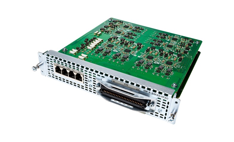 Cisco High-Density Analog Voice Service Module SM-X-24FXS Cisco High-Density Analog Voice Service Module SM-X-24FXS