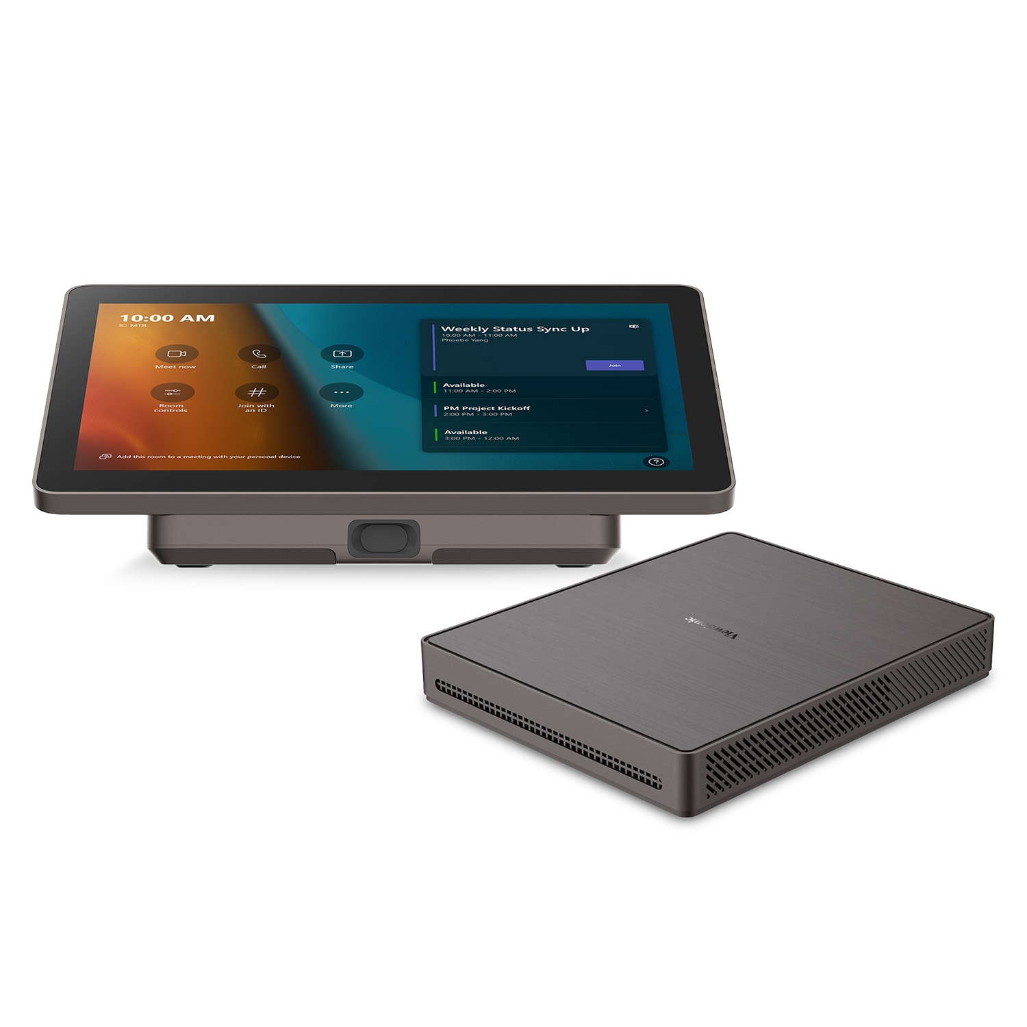 ViewSonic TRS10 TeamJoin Bundle for Microsoft Teams Rooms with Compute Engine Mini PC and Touch Console