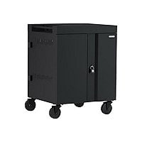 Bretford Cube TVC16 - cart - pre-wired - for 16 netbooks/tablets - black pu