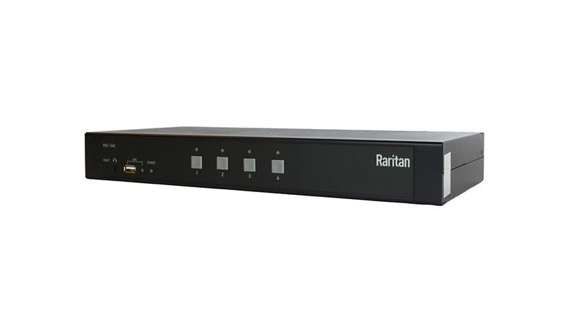 Raritan Secure Switch RSS4-102-DUAL-DP - KVM / audio switch - 2-port, CAC support, dual head, DP, NIAP PP4.0