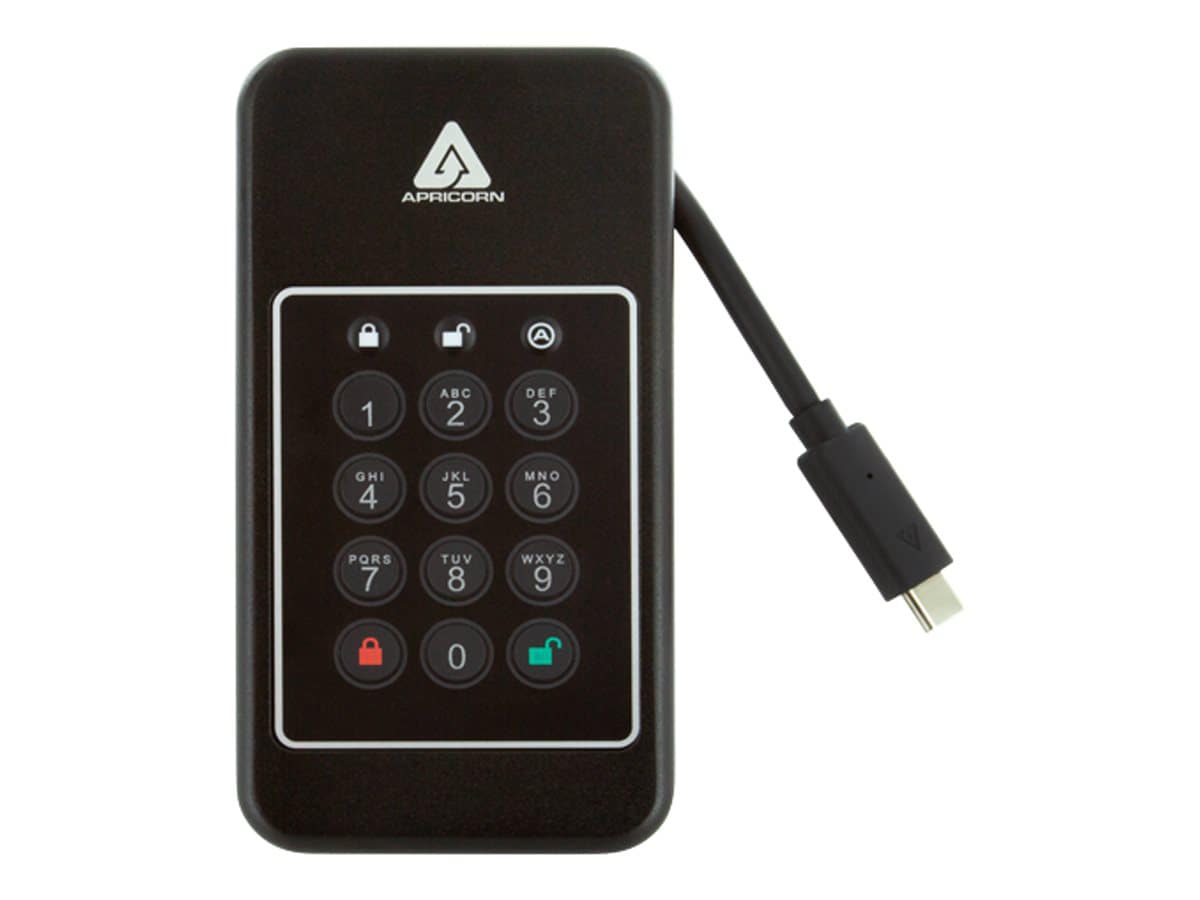 Apricorn Aegis NVX - SSD - 500 Go - USB 3.2 Gen 2 - Conformité TAA
