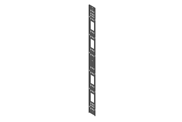 CPI Full Height Dual PDU Bracket for ZetaFrame 45U Cabinet - Black