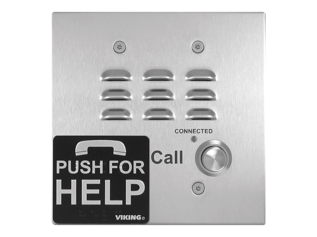 Viking E-1600-32A-EWP - intercom station - stainless steel, with enhanced w