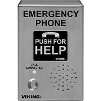 Viking Electronics Surface Mount Emergency Phone with Enhanced Weather Prot