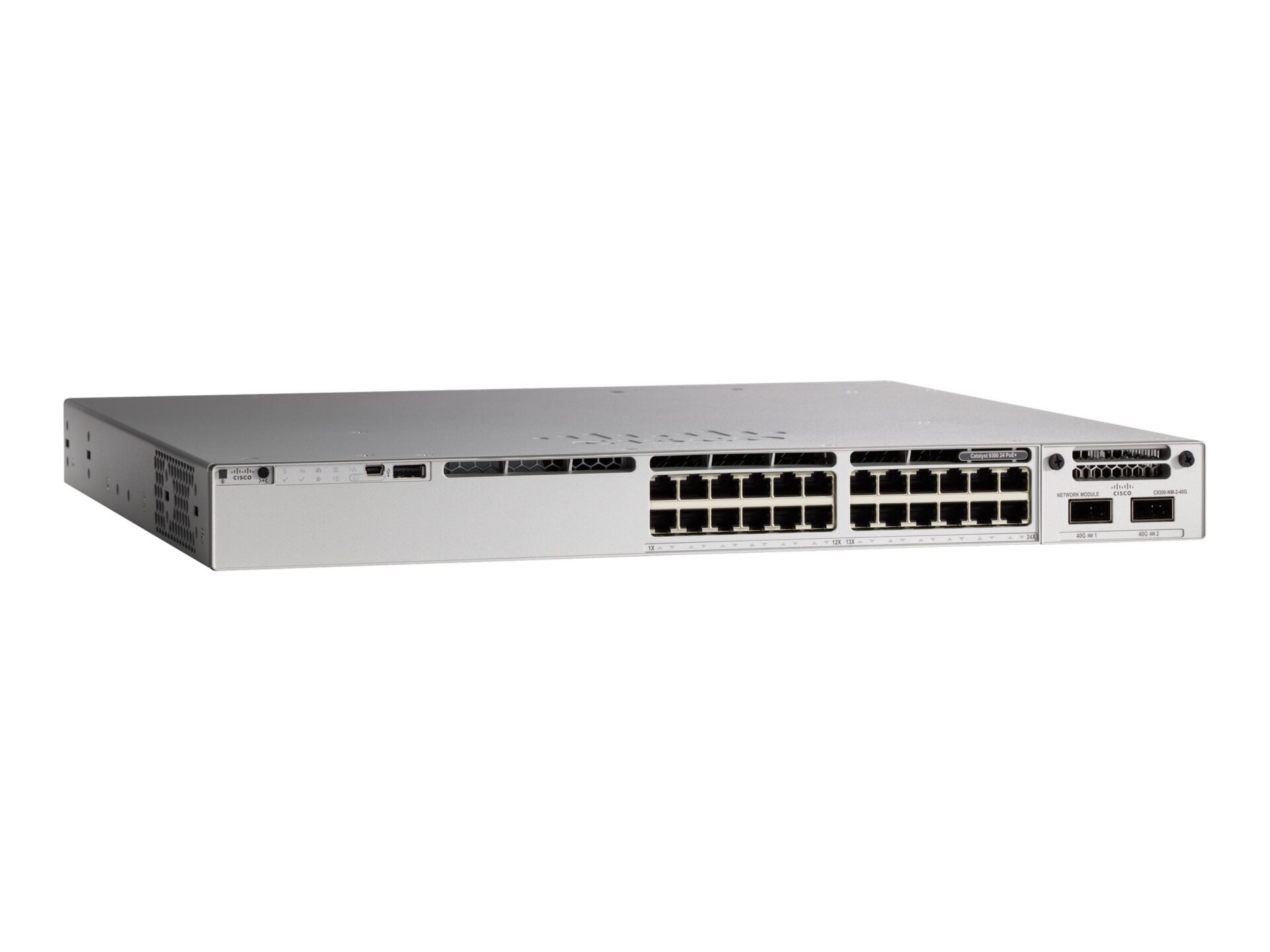 Cisco Meraki Catalyst 9300-24P - commutateur - 24 ports - Géré - Montable sur rack