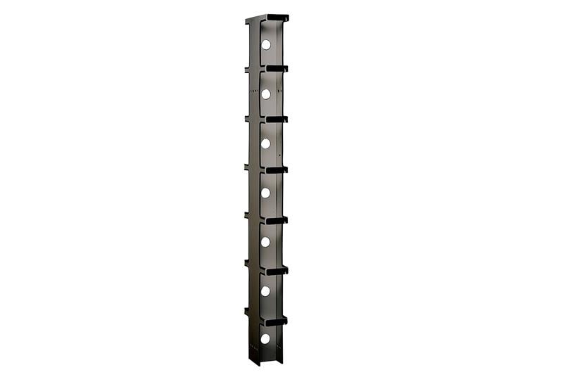 CPI Single Sided Narrow Vertical Cable Manager - Clear